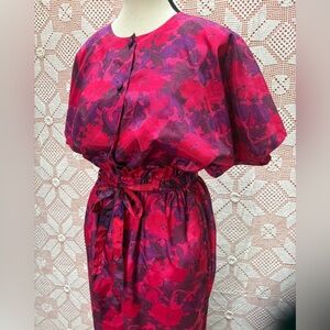 Vintage Silk Floral Lounge Set • Made in Thailand